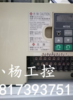 松下变频器 BFV80754Z 7.5KW 380V 功能包好 原装拆机