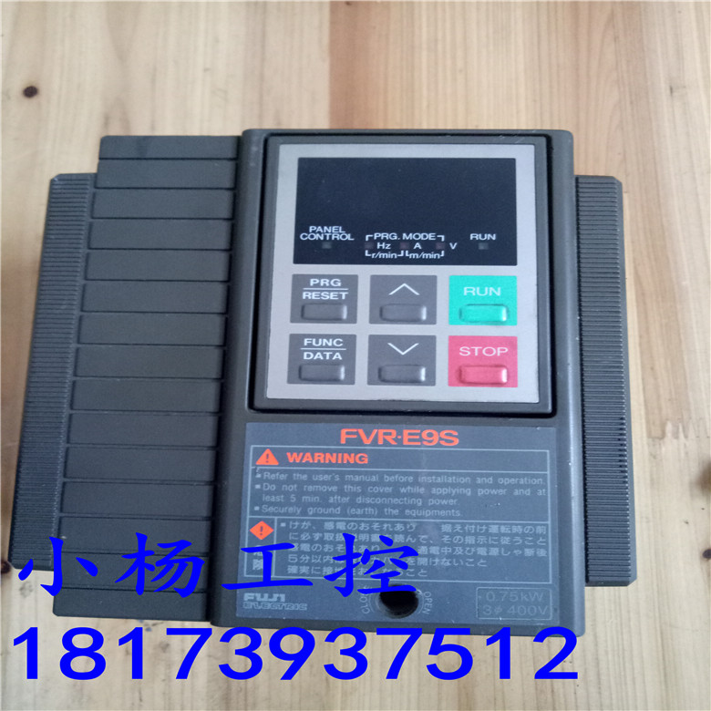 富士 FUJI FVRE9S 0.75kW 400V三相 FVR0.75E9S-4JE 拆机现货