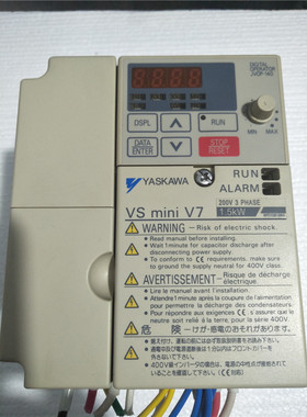 安川变频器 606V7/miniV7 1.5KW 220V CIMR-V7AA21P5 质量保证