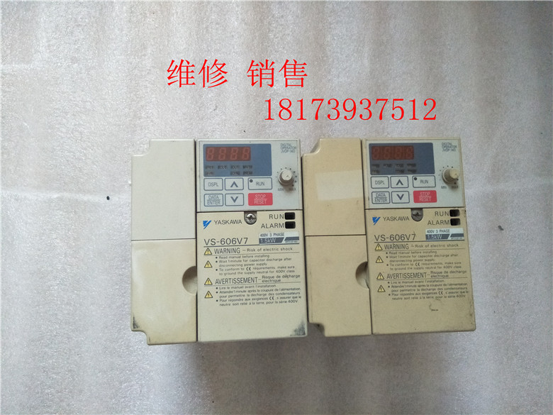 二手安川变频器CIMR-V7AT41P5 1.5KW 380V测试包好 现货