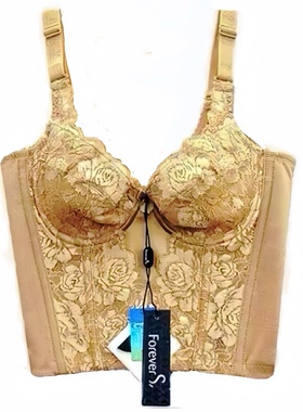 美容院正品塑身材管理器美背体内衣薄杯加长款文胸罩收胃收副乳女