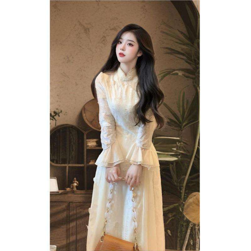 优雅时尚连衣裙新中式国风