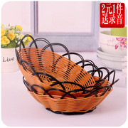 hộp đựng mỹ phẩm có nắp Phượng hoàng giỏ trái cây thủ công tấm trái cây đan mây lưu trữ giỏ hàng bách hóa cung cấp gian hàng - Trang chủ hộp đựng đồ trang điểm bằng gỗ