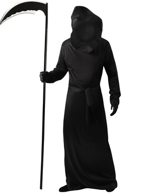 亚马逊黑色恶魔万圣节服装 鬼节镰刀怪角色扮演服 死神舞台