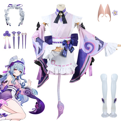 原神梦见月瑞希cos服原神秋沙钱汤梦见月瑞希cosplay动漫角色扮演