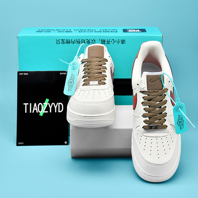 正品男鞋奶咖白灰金莆田鞋秋冬季板鞋子情侣空军一号休闲鞋小白鞋