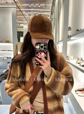 顶配版 2025秋冬新款 灯芯绒棒球帽 鸭舌帽 显脸小帽檐 百搭女帽