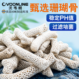 优选大珊瑚骨滤材优质天然珊瑚石鱼缸过滤材料水族箱底砂净水造景