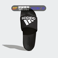 Adidas Adilette Comfort Adi Sandals Casual Beach Drag Black и White Letter Slipper CG3425