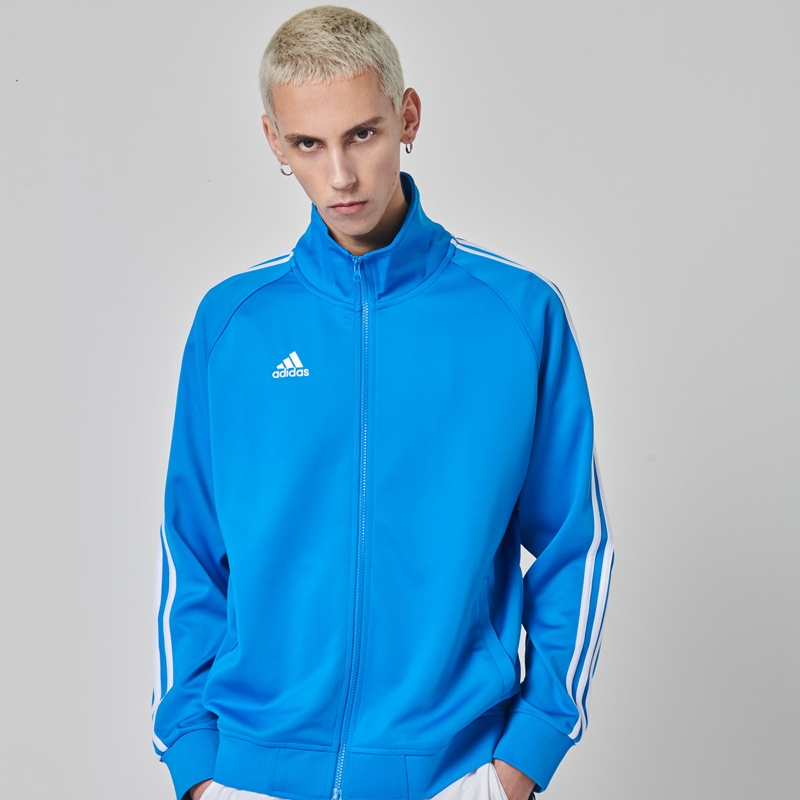 Adidas阿迪达斯夏季轻薄防晒夹克男女宽松休闲外套三道杠运动上衣