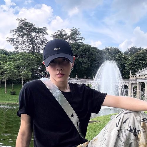 夏季百搭鸭舌帽子男女情侣刺绣