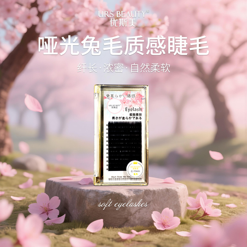 兔毛美睫假眼睫毛优斯美嫁接柔软