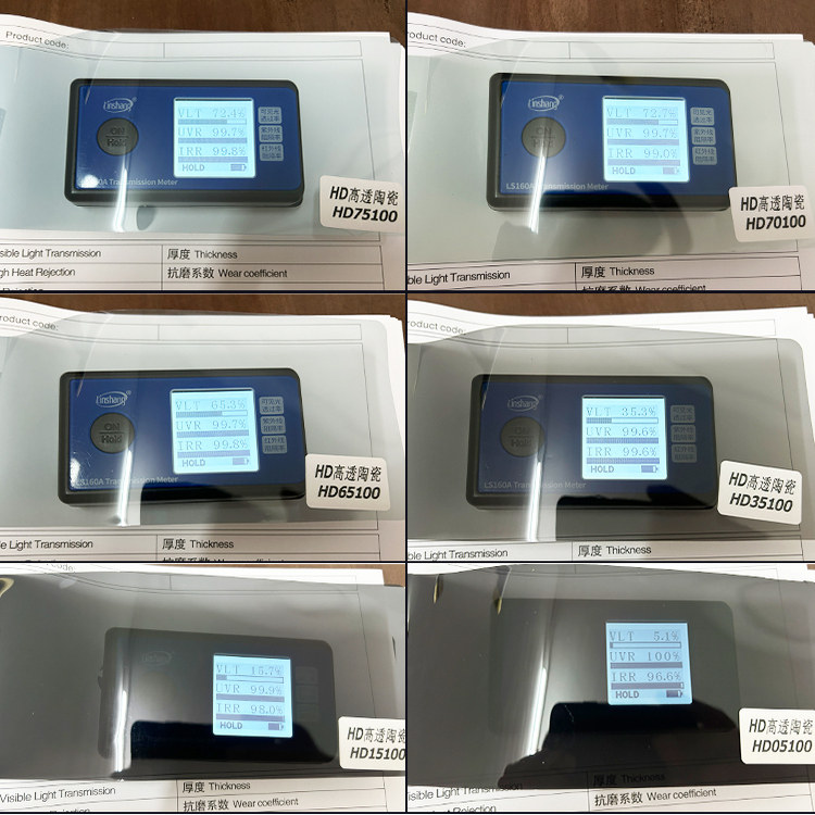 汽车贴膜纳米陶瓷高隔热太阳膜30米批发4S店玻璃防爆防晒隐私膜