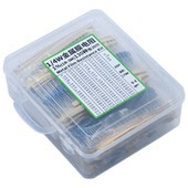 4W直插电阻1R 620K 1%金属膜五色环电阻盒470K 510K 680K