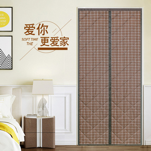 冬季保暖防风棉门帘家用隔断魔术贴空调门帘挡风防寒保暖加厚挡风