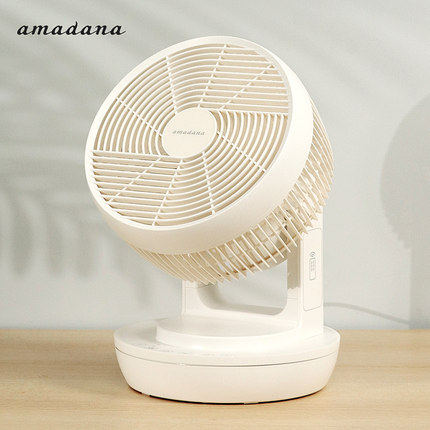 amadana空气循环扇台式轻音遥控电风扇换气摇头风扇FC015DR/013DR