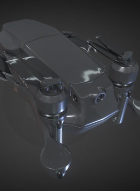 3D模型DJI Mavic 2 Pro大疆无人机计文件格式dae/usdz/gltf/glb