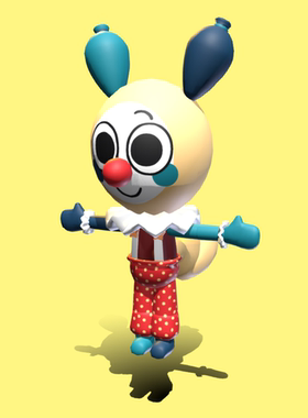 3D模型 丹迪世界Showtime Looey fbx原始格式 /usdz /gltf/glb