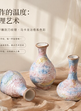 源头工厂景德镇陶瓷花瓶摆摊同款