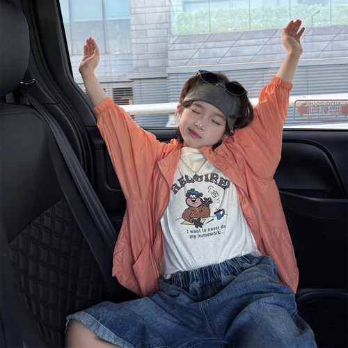 男宝宝夏季薄款速干凉感防晒外套