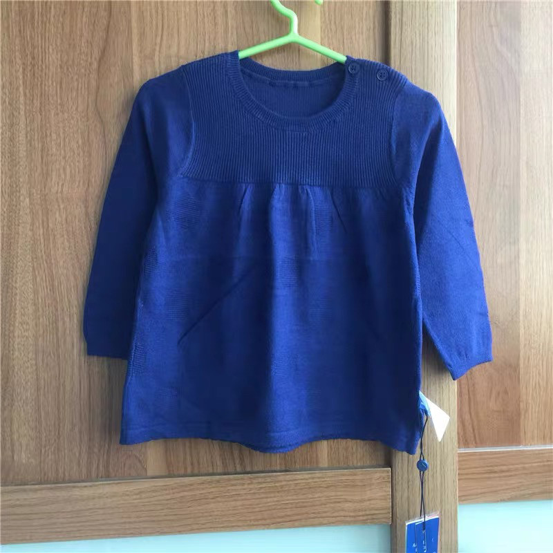 蒙蒙M米女童春秋针织开衫女孩薄款线衫上衣撤柜品牌80 90