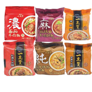 包邮台湾方便面维力一度赞红烧矿肉老甕牛肉番茄浓汤麻辣锅牛肉