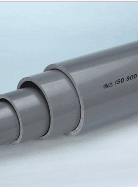 外径60mm 日标锚牌PVC-U灰色化工排水管 给水管 DN50 2寸 UPVC管