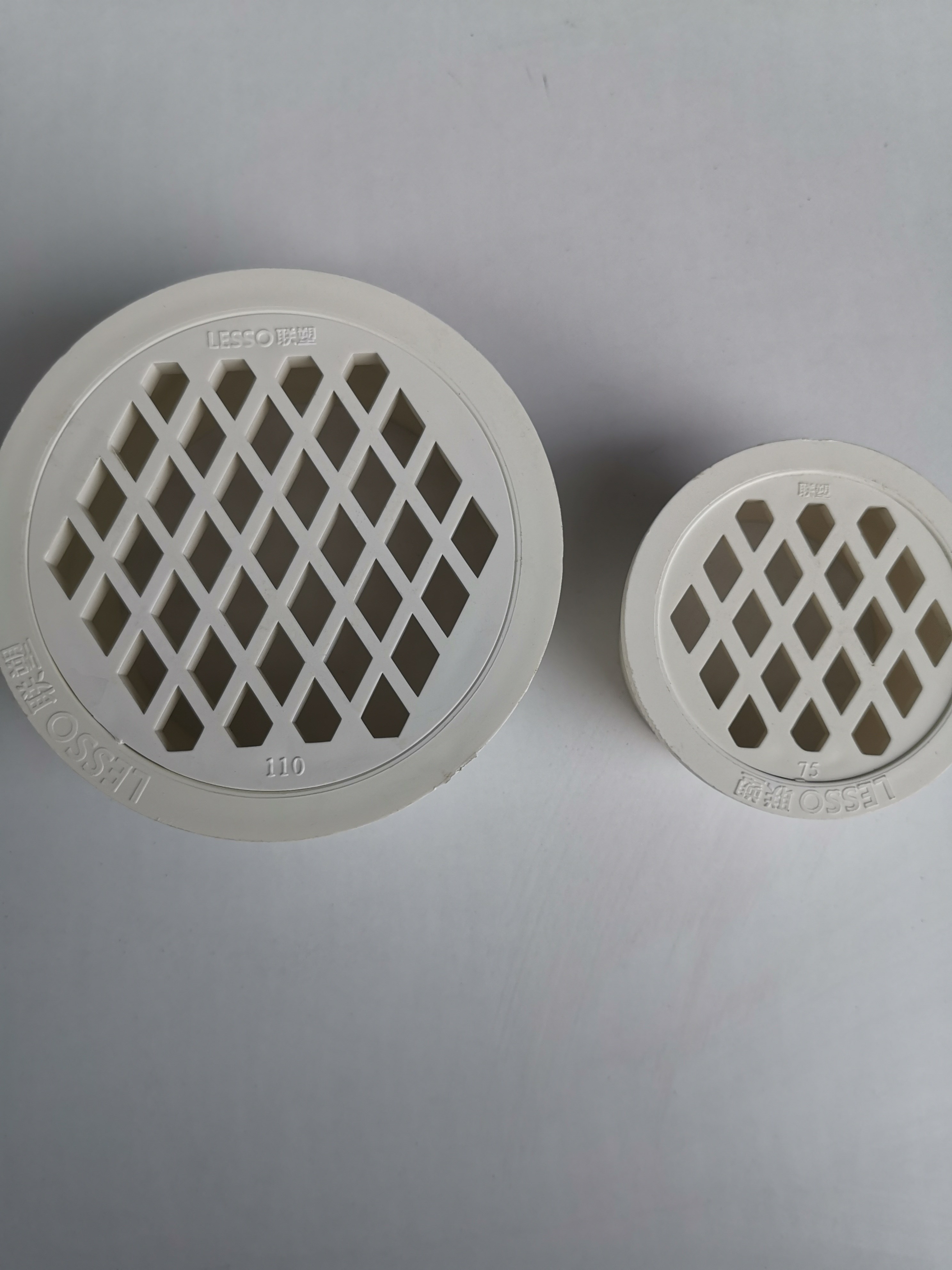 广东联塑PVC排水管 塑料下水(内插简易)地漏 75MM 110 160 去水器