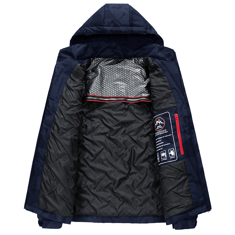 青年冬装棉服外套男士防寒棉袄加绒加厚夹克可脱卸帽保暖羽绒棉衣