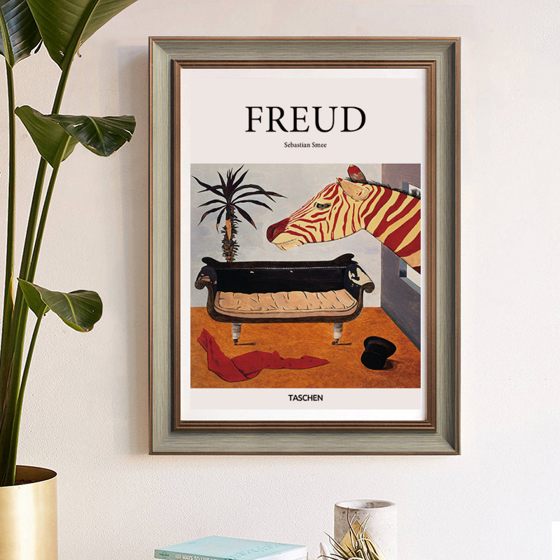 简约做旧复古欧式大相框装裱画框挂墙美式定制20寸50cm75厘米16寸