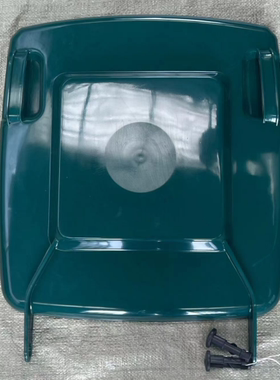 零件140L升餐厨专用深绿色厨余厨房后厨垃圾桶配件盖子轮子轮轴承