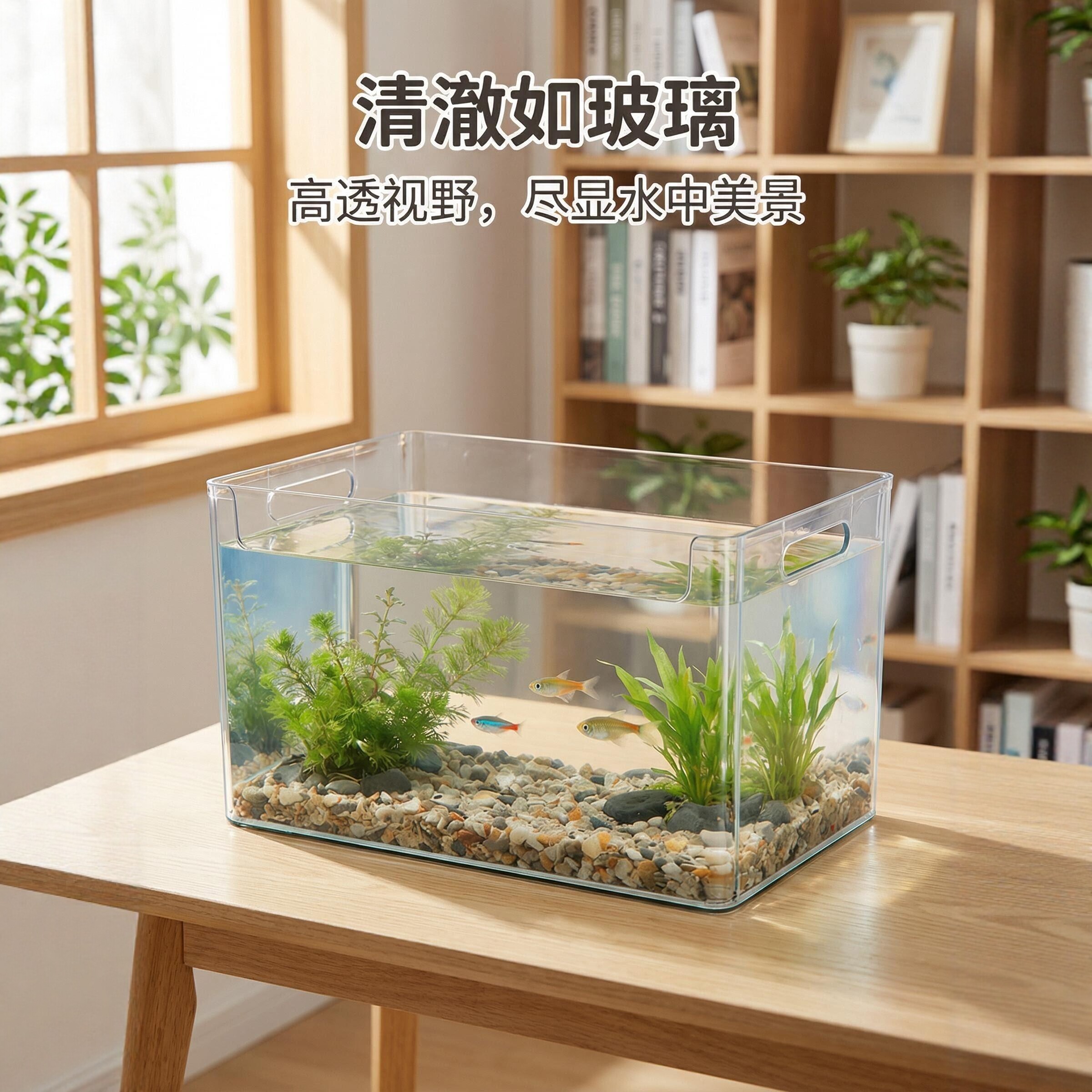 【当日发货】小型桌面生态缸鱼缸图片