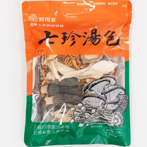 鲜珥家云南特产七珍菌汤包松茸羊肚菌干货火锅炖鸡汤煲汤材料包炖,粮油调味/速食/干货/烘焙,干货组合/料包/汤包/干货礼盒,淘宝优惠券,粉丝福利购,淘宝优惠卷