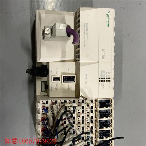 议价直拍不发:拆机成色漂亮的施耐德PLC模块组 TM258LF42DT 实