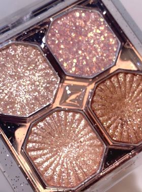 在演唱会被问爆的高光!梦境浮波高光眼影粉提亮脸部全身珠光自然