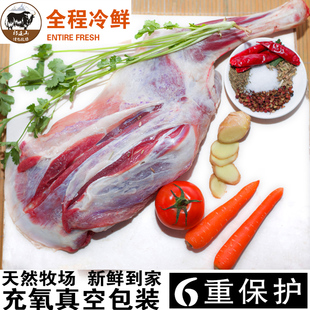 甘肃张掖羊肉精品羊前腿3斤羊腿羊肉烧烤羊排顺丰包邮