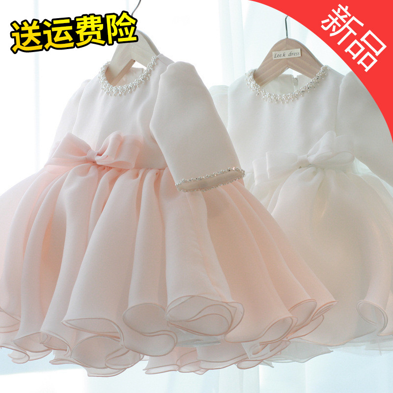 小花童女童2礼服3一周岁生日4超仙公主裙5宝宝6派对宴会7岁蓬蓬裙图片