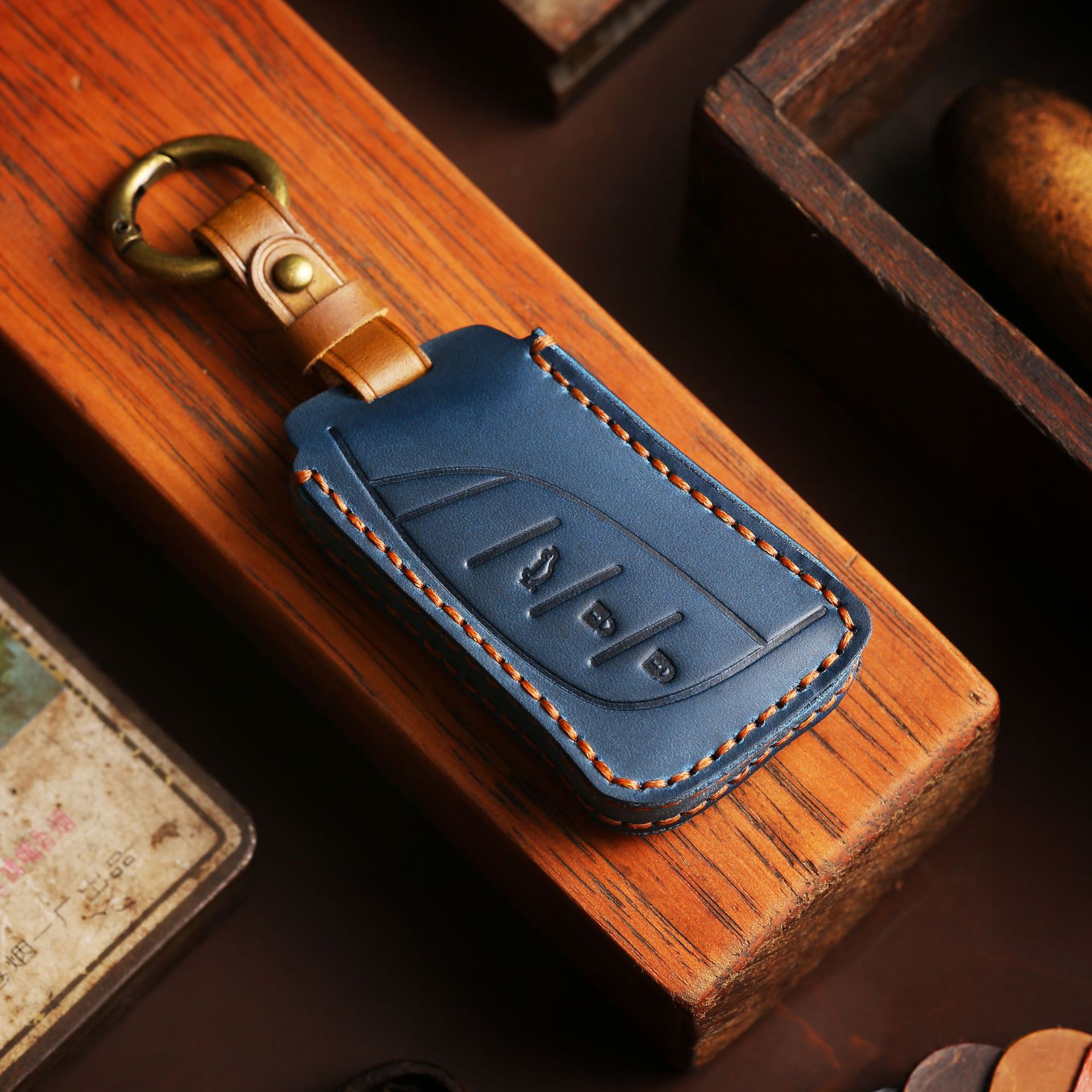 适用2024款雷克萨斯es200/rx/es300/nx200ISUX250rz真皮钥匙包套