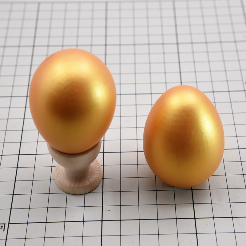 金色辅助器人偶仿真鸡蛋超轻粘土