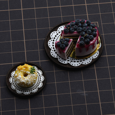 微缩食玩模型娃屋diy托盘