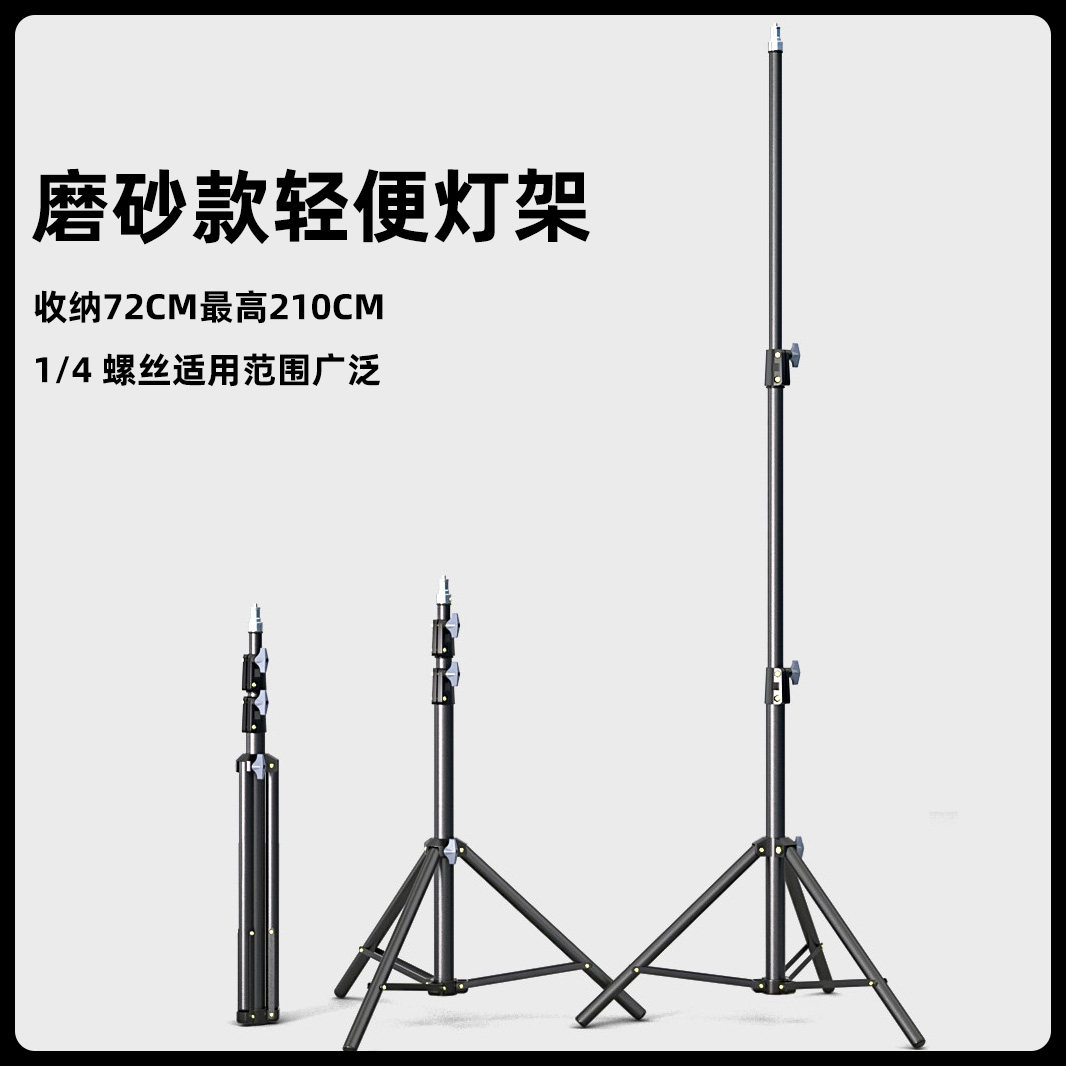机顶闪光灯LED口袋补光灯户外牌子视频拍摄灯架1/4螺丝头轻便磨砂
