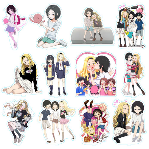 动漫周边立牌 章鱼哔的原罪 云母坂茉莉奈 久世静 亚克力摆件摆台