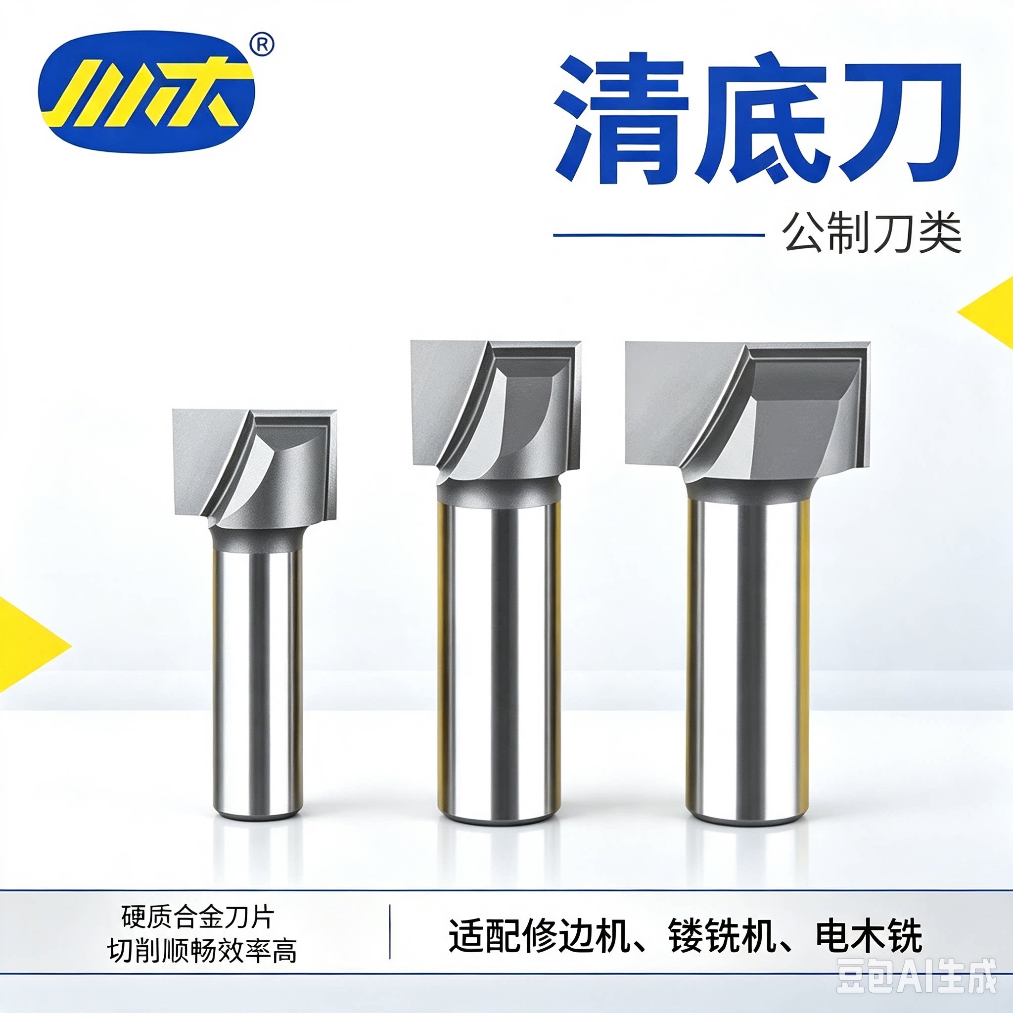 川木硬质合金修边机专用铣刀图片