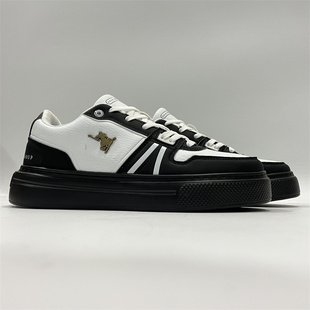 捡漏男鞋 运动鞋 清仓出口原单小白鞋 秋冬外贸大牌尾货休闲皮面板鞋