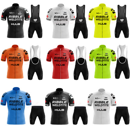 HUUB VELOSKIN环法车队短袖公路车山地车修身透气速干骑行服套装