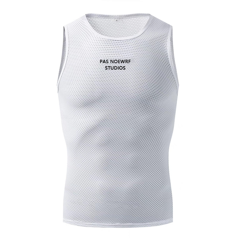 PAS骑行服夏季打底衫自行车服排汗衫无袖上衣男女紧身透气背心