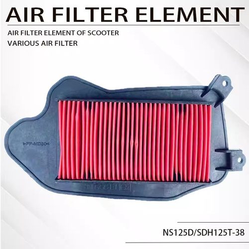 踏板车新大洲本沺NS125D-DIOU+-SDH125T-35-38空滤空气滤芯滤清器