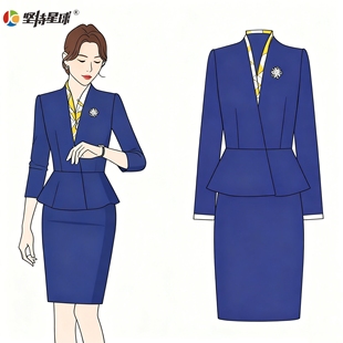 星球助教 | DQ 优雅秋冬女士西装裙套装 两件套