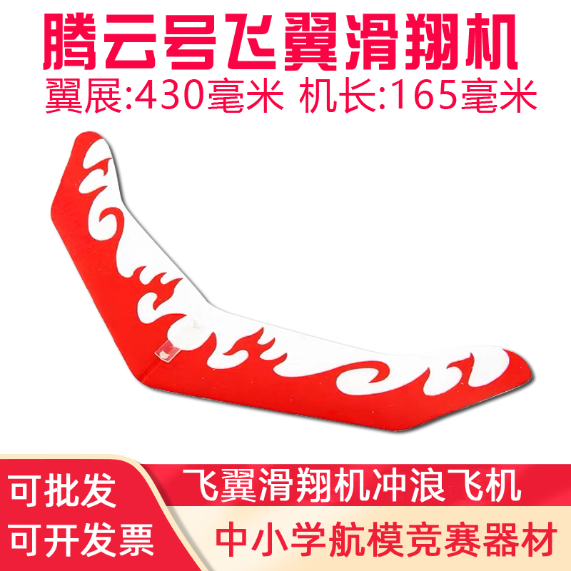 腾云号飞翼滑翔机模型飞向北京学生拼装比赛飞向太空A8冲浪飞机