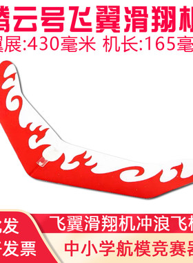 腾云号飞翼滑翔机模型飞向北京学生拼装比赛飞向太空A8冲浪飞机